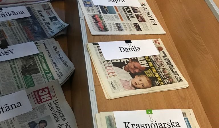 ATV skolēni radošajā seminārā „ 365 dienas ar masu medijiem”
