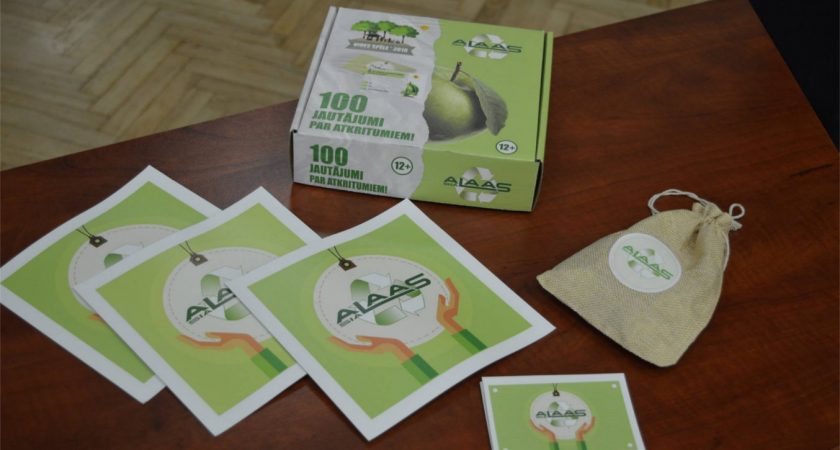 Spēļu turnīrs ATV ,,100 jautājumi par atkritumiem!’’