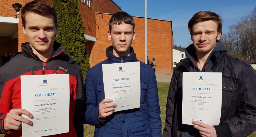 ATV skolēni gūst panākumus Daugavpils Universitātes lietišķās informātikas olimpiādē “Paskāla ritenis”