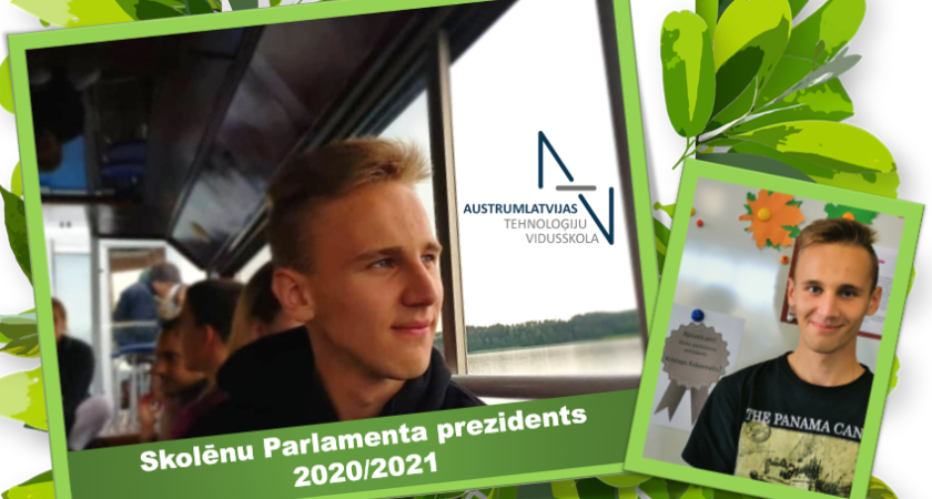 Kristaps Kokorevičs – ATV Skolēnu parlamenta prezidents
