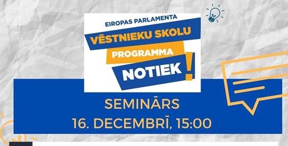 EPVS tiešsaistes seminārs Latgales reģiona skolām