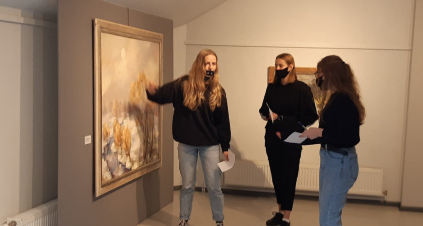 G.Rancānes izstādes “Klātesot” apmeklējums LKM