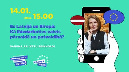 „Eiropas klubiņš” piedalās seminārā „Pilsoņa iespējas līdzdarboties Latvijā un Eiropā” ar profesori Ivetu Reinholdi