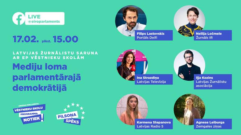 “Eiropas klubiņš” piedalās seminārā “Mediju loma parlamentārajā demokrātijā”