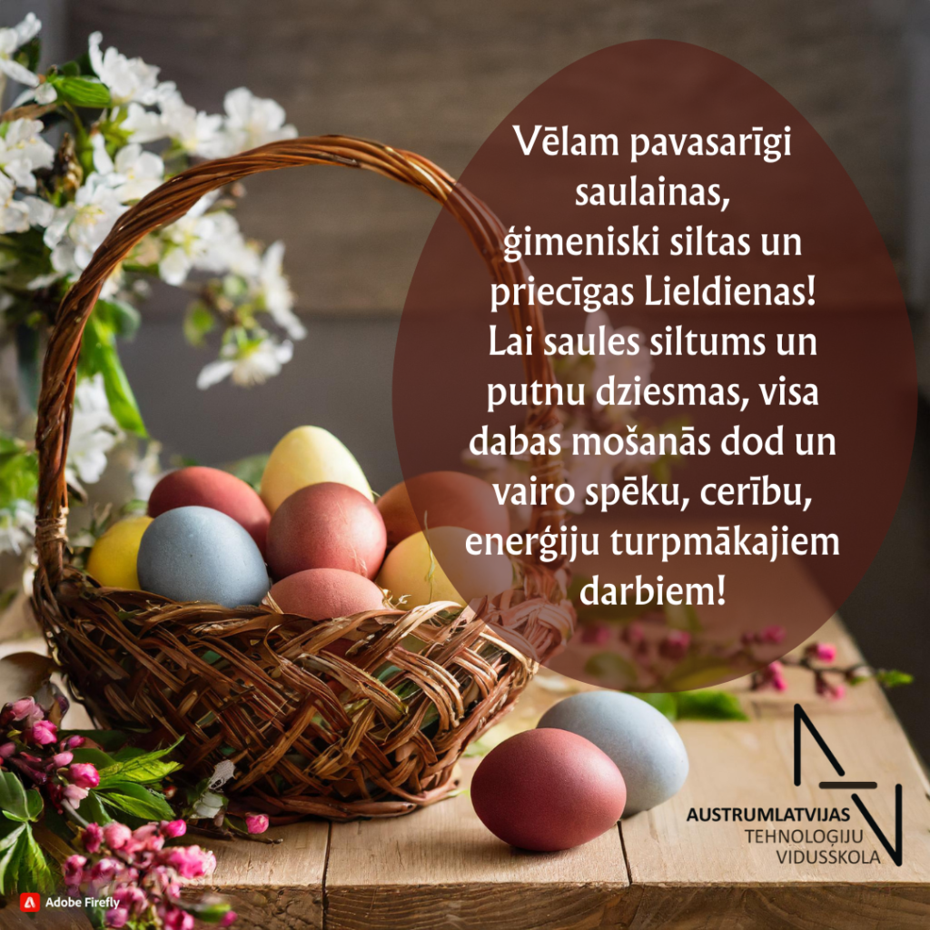 Priecīgas Lieldienas!