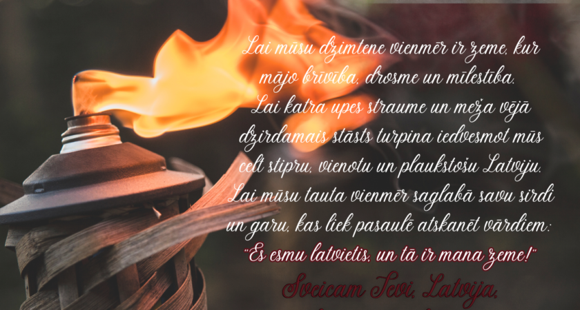 Sveicam Tevi, Latvija, dzimšanas dienā!