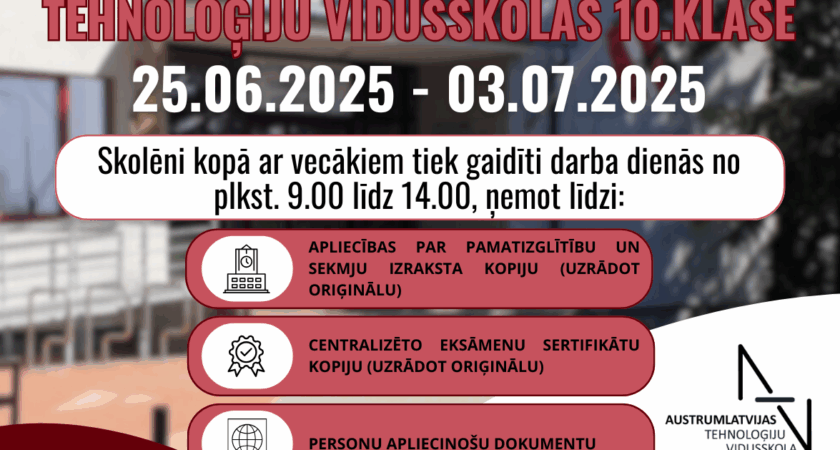Uzņemšana RTU ATV