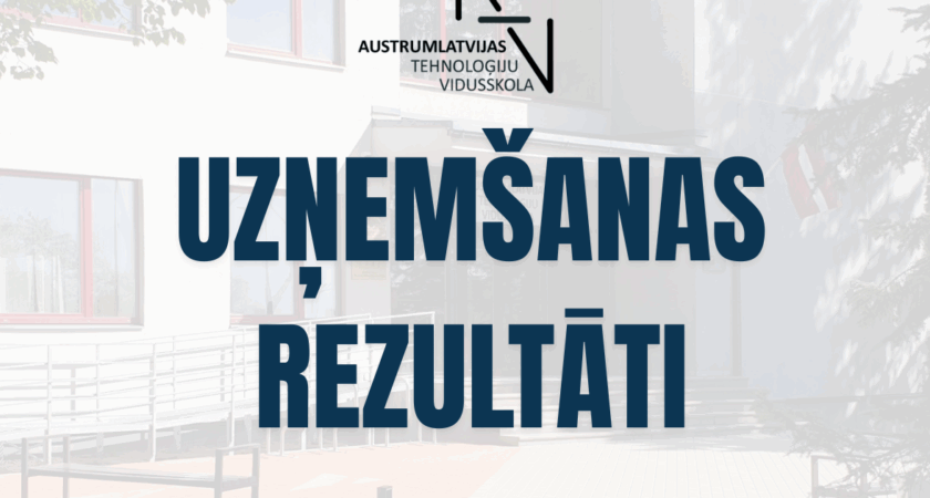 Uzņemšanas rezultāti