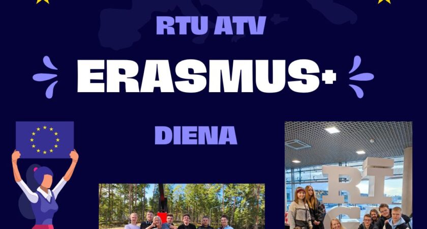 RTU ATV skolēni dalās pieredzē Erasmus+ projektos
