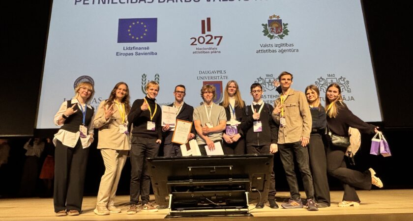 RTU ATV skolēni piedalās Latvijas skolēnu 50. zinātniskās pētniecības darbu valsts konferencē