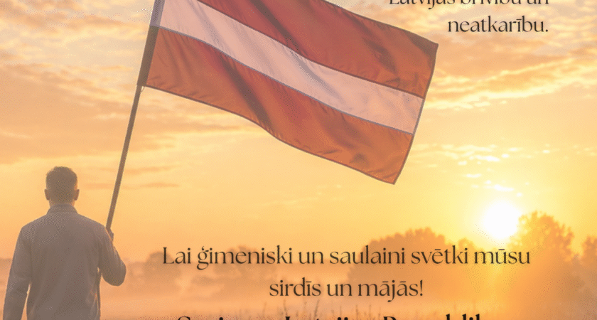 Sveicam Latvijas Republikas Neatkarības atjaunošanas dienā!